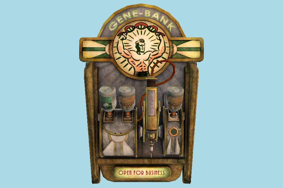 BioShock Gene Bank 3d model